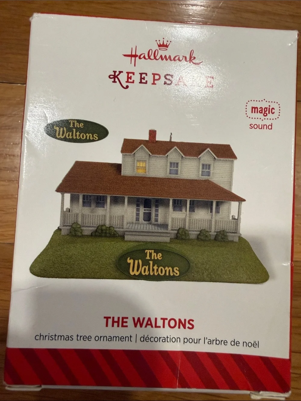 Hallmark keepsake 2014 The Waltons magic sound Christmas tree ornament.